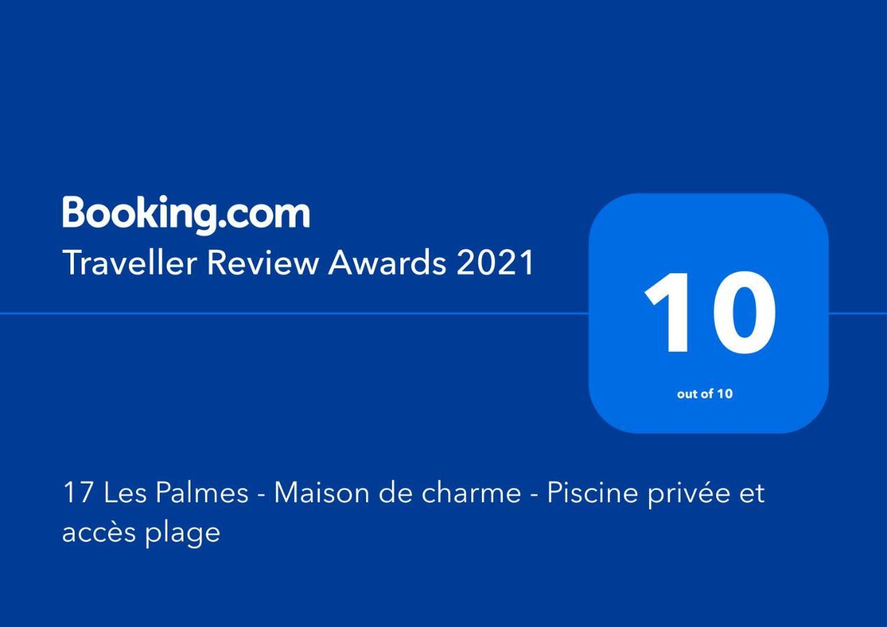 17 Les Palmes - Maison De Charme - Piscine Privee Et Acces Plage Sainte-Anne  Εξωτερικό φωτογραφία