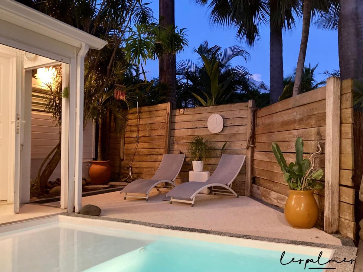 17 Les Palmes - Maison De Charme - Piscine Privee Et Acces Plage Sainte-Anne  Εξωτερικό φωτογραφία